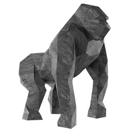 Modern Gorilla - Modern Art - Customizable Marble Statues & Sculptures - Marblising
