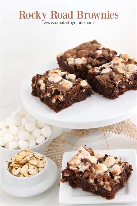 Rocky Road Brownies | Created by Diane