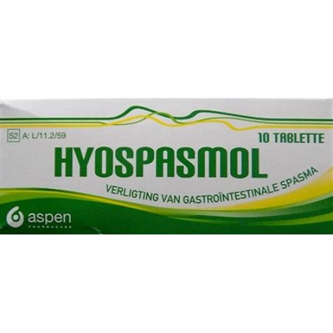 Hyospasmol 10mg Tabs 20's – ZimSeller