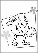 Coloring Page  Mike Wazowski sketch template