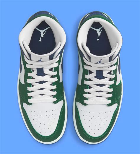 Available Now // Air Jordan 1 Mid "Noble Green" | HOUSE OF HEAT