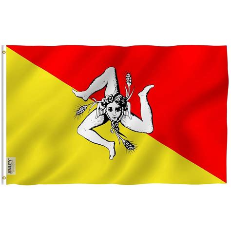 Fly Breeze Sicily Flag 3x5 Foot - Anley Flags