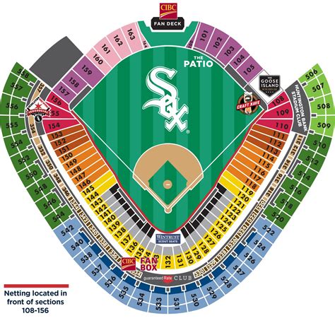 White Sox Interactive Seating Chart | Awesome Home