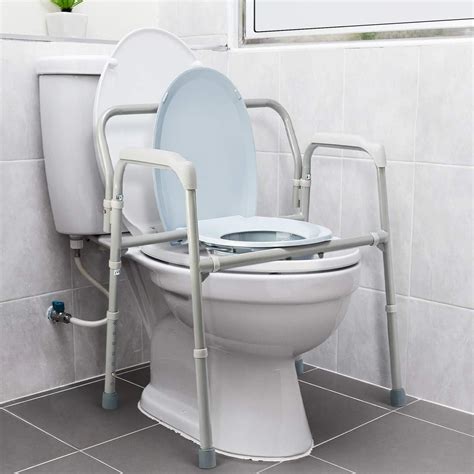 Generic OasisSpace Bariatric Bedside Commode 650lb - Folding 3 in 1 Toilet Seat Chair - Portable ...