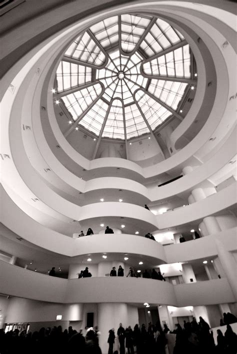 Guggenheim Museum (Ceiling/Skylight) by Frank Lloyd Wright, was the ...