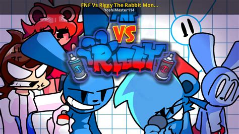 FNF Vs Riggy The Rabbit Monkey (V1) (RELEASE!) [Friday Night Funkin'] [Mods]