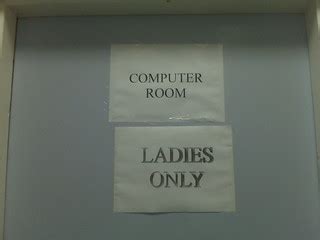 Discrimination at work | Sign on "server room" door. Yes it'… | Flickr