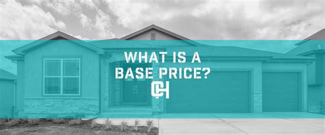 What does a Base Price Mean in Home New Construction?