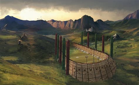 Quidditch Stadium by jontorresart on DeviantArt