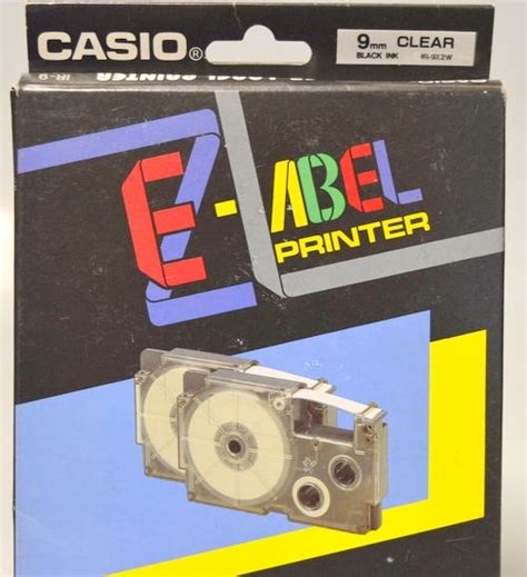 Casio EZ-Label Printer Ink Ribbon Cassette-2pcs-Clear - IR-9 -EZ Large Printer | Surplus Trading ...