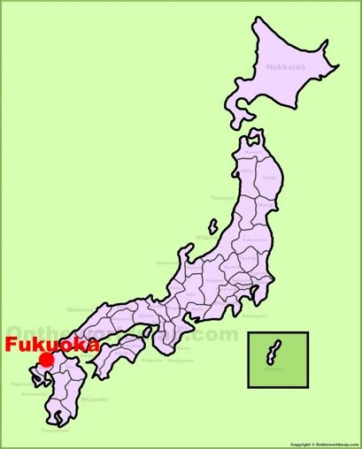 Fukuoka Map | Japan | Detailed Maps of Fukuoka