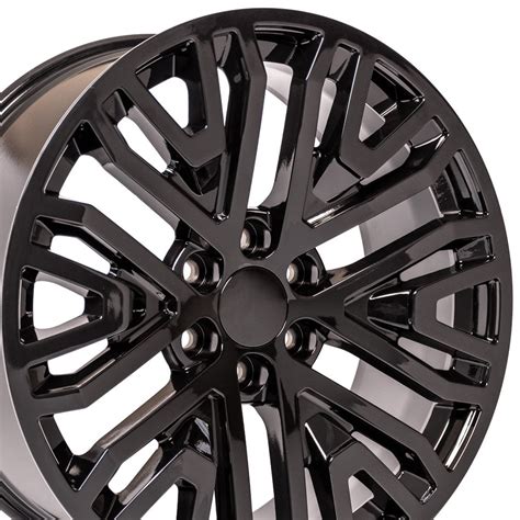 22" Gloss Black Rims fit GMC Sierra 1500 22x9 – Suncoast Wheels