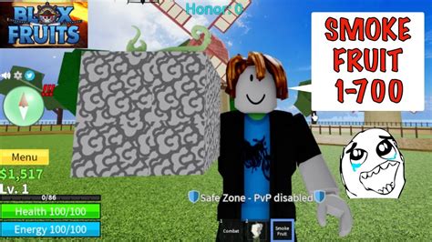 Lvl1 Noob Gets Smoke Fruit, Reach 2nd Sea| Bloxfruits| Roblox - YouTube