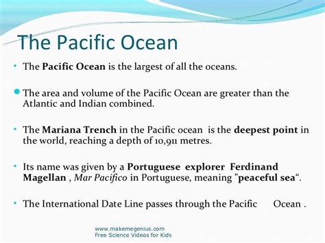 Best ppt on ocean facts