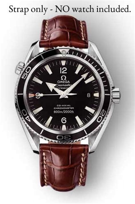 This New Leather Deployment watch strap for Omega Seamaster is just one ...