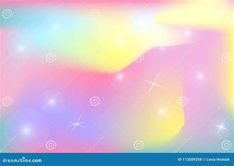 Unicorn Backdrop Background Color Gradient Mesh Vector Universe. Stock Vector - Illustration of ...