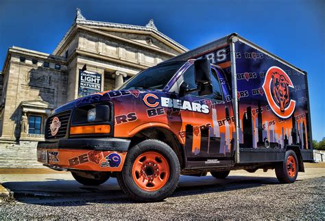 Chicago-Bears-Promotion-Truck | Former 10 foot U-Haul wrappe… | Flickr