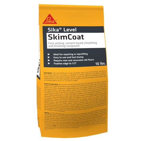 Sika® Level SkimCoat | Flooring Levelers & Patches