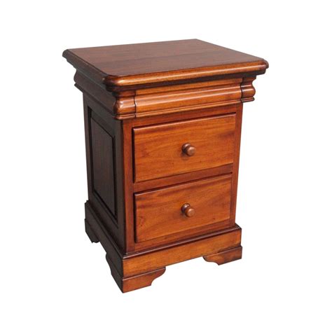 Solid Mahogany Wood Bedside Table / Bedroom Furniture Antique Style | eBay