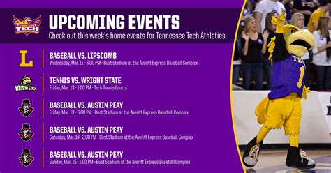 This Week in Tennessee Tech Athletics (Mar. 9-15) | Tech Times