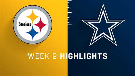 Watch highlights from the Week 9 matchup between the Pittsburgh Steelers and the Dallas Cowboys.