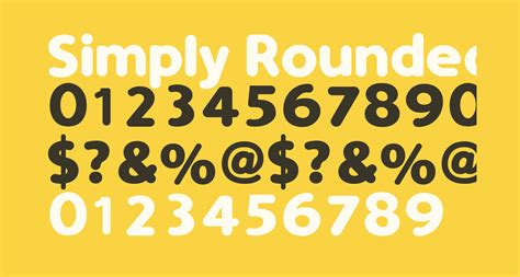 Simply Rounded Bold free Font - What Font Is