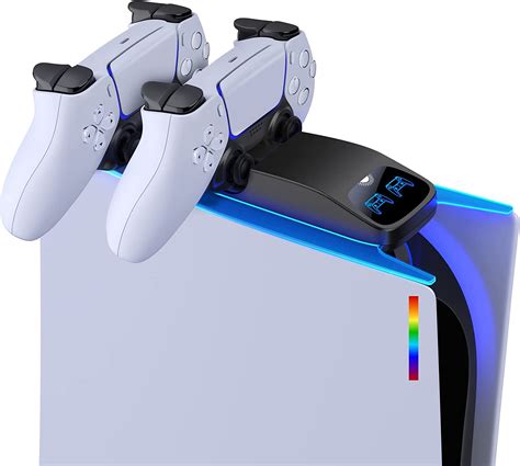 Amazon.com: EXTREMECOOL PS5 Controller Charging Station for Dualsense ...