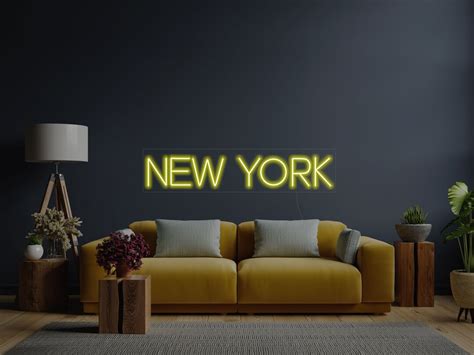 New York Neon Sign New York Wall Art Apartment Decor Neon - Etsy