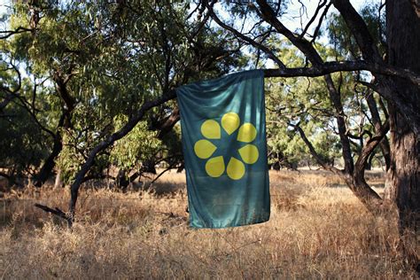 The Golden Wattle flag