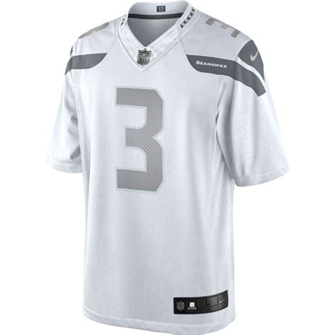 Men's Seattle Seahawks Russell Wilson Nike White Platinum Limited ...