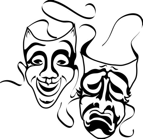 Theater Masks Comedy Tragedy - ClipArt Best