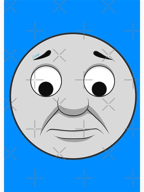 "Thomas (sad face)" Spiral Notebook by corzamoon | Redbubble