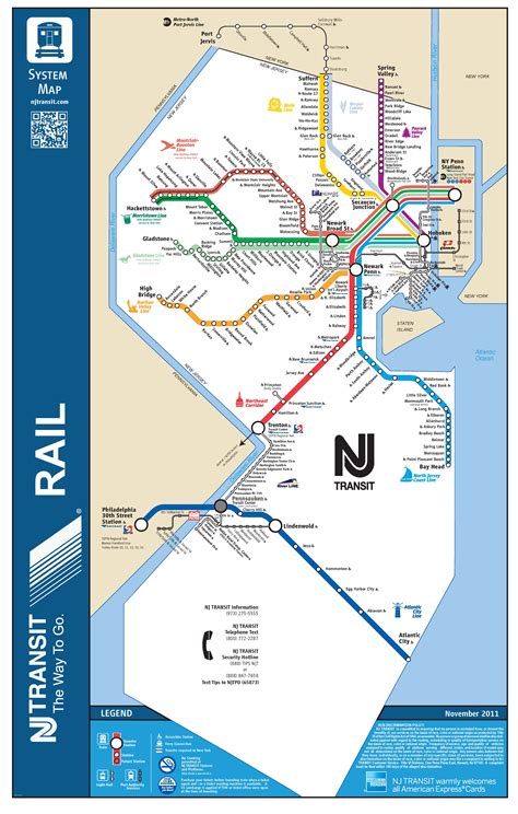 Nj Transit Train Map - Map Of The United States