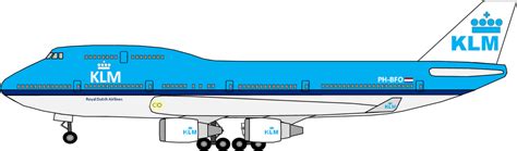 263. Boeing 747-400 KLM by dentekenaer on DeviantArt