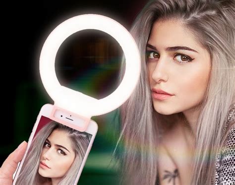 Big Discount Ulanzi ISF LED Selfie Ring Light Supplement Brightness Photo Light Clip-on Makeup ...