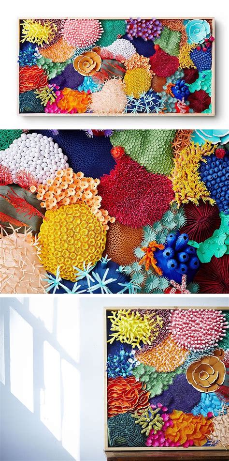 Vibrant Paper Art Sculpture Captures the Diversity of a Coral Reef ...