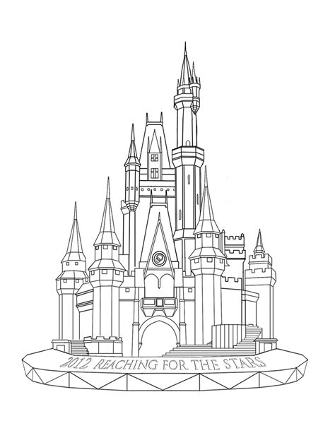 Disney World Castle Sketch at PaintingValley.com | Explore collection of Disney World Castle Sketch