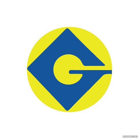 G Minion Logo Printable - Printabler.com