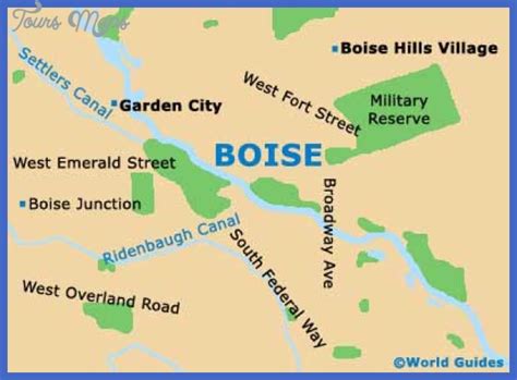 Boise City Map - ToursMaps.com