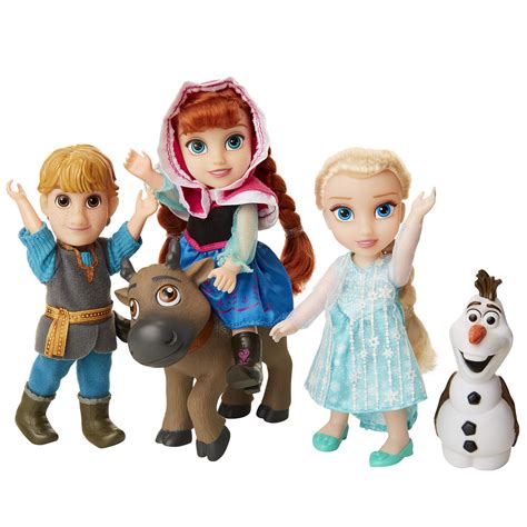 Disney Frozen Deluxe Petite Doll Gift Set - Includes Anna, Elsa, Kristoff,... | eBay