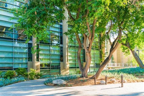 Sunny View of the California Institute of Technology Campus Stock Image ...