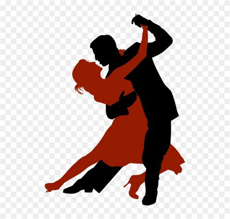 Danse Clipart Tango - Ballroom Dancing Silhouette - Free Transparent ...