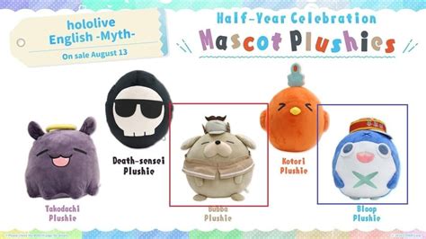 Hololive English Gawr Gura Bloop Mascot Plushie, Hobbies & Toys ...