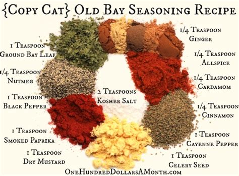 Old Bay Seasoning Recipe - One Hundred Dollars a Month