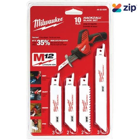 Milwaukee 49220220 – Hackzall General Purpose Sawzall Blade Set 10 Pack