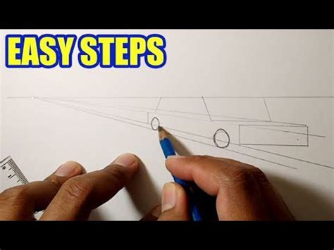 How to draw a car in one point perspective | EASY STEPS - YouTube