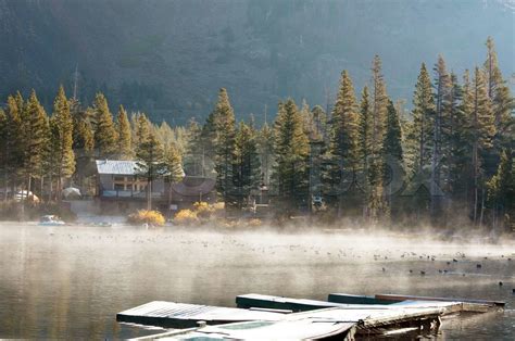 Fog on lake | Stock image | Colourbox