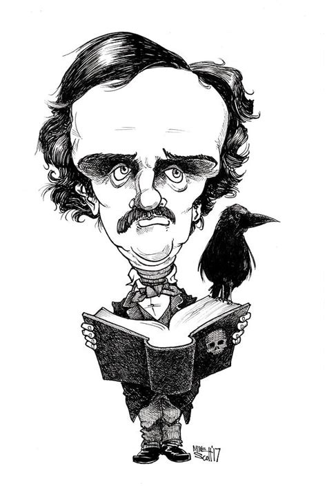 Edgar Allan Poe Cartoon Funny