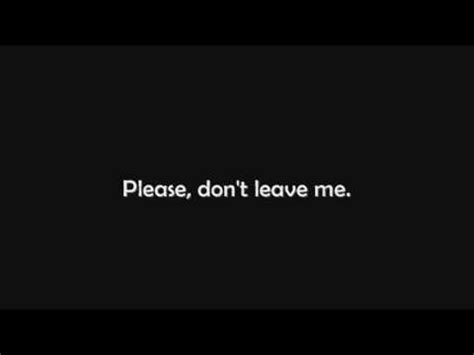 Please Don't Leave Me - Lyrics - Pink - YouTube