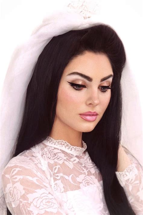 Priscilla presley wedding makeup tutorial 60s makeup – Artofit